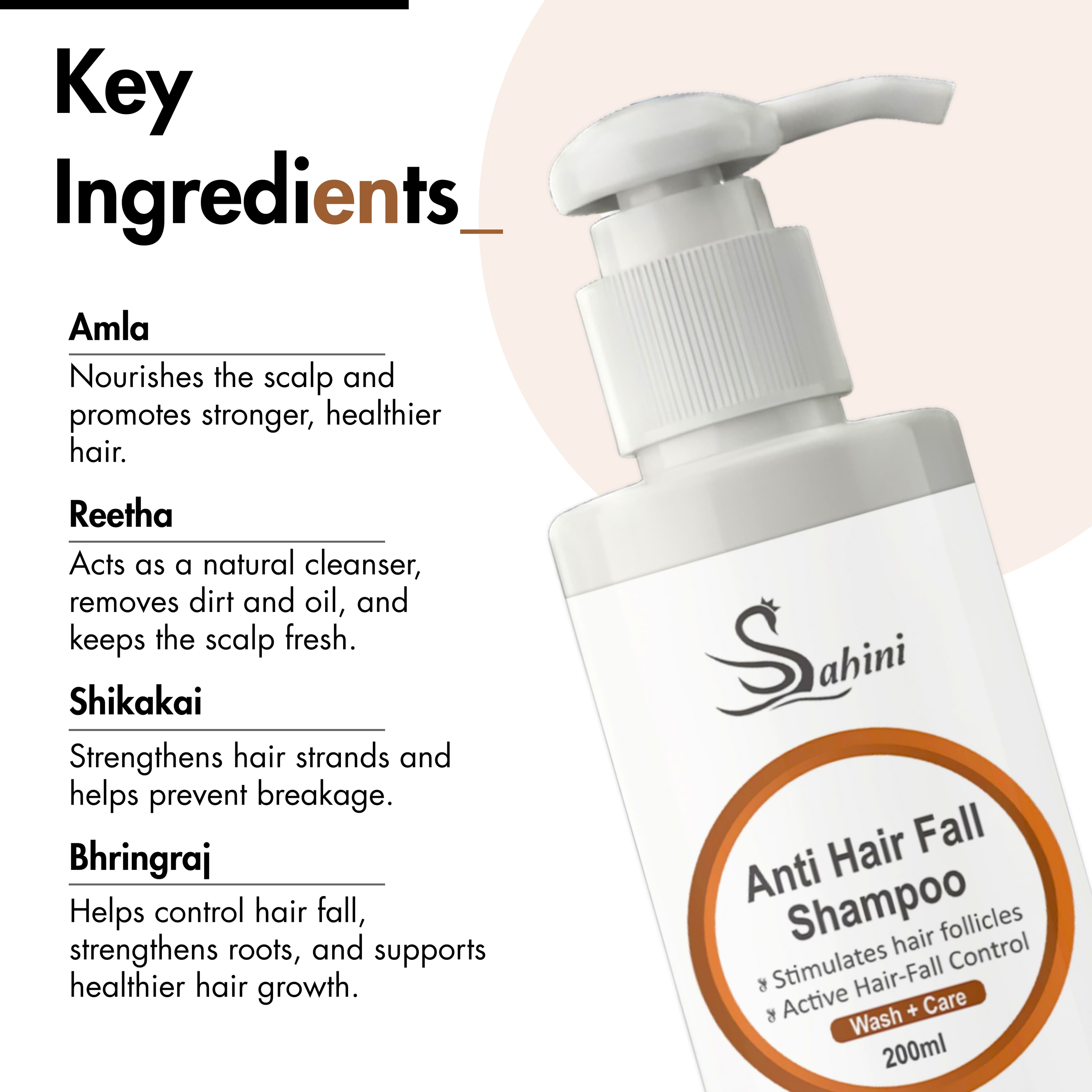 Sahini Anti-Hair Fall Repair Shampoo 250ml Photo 3