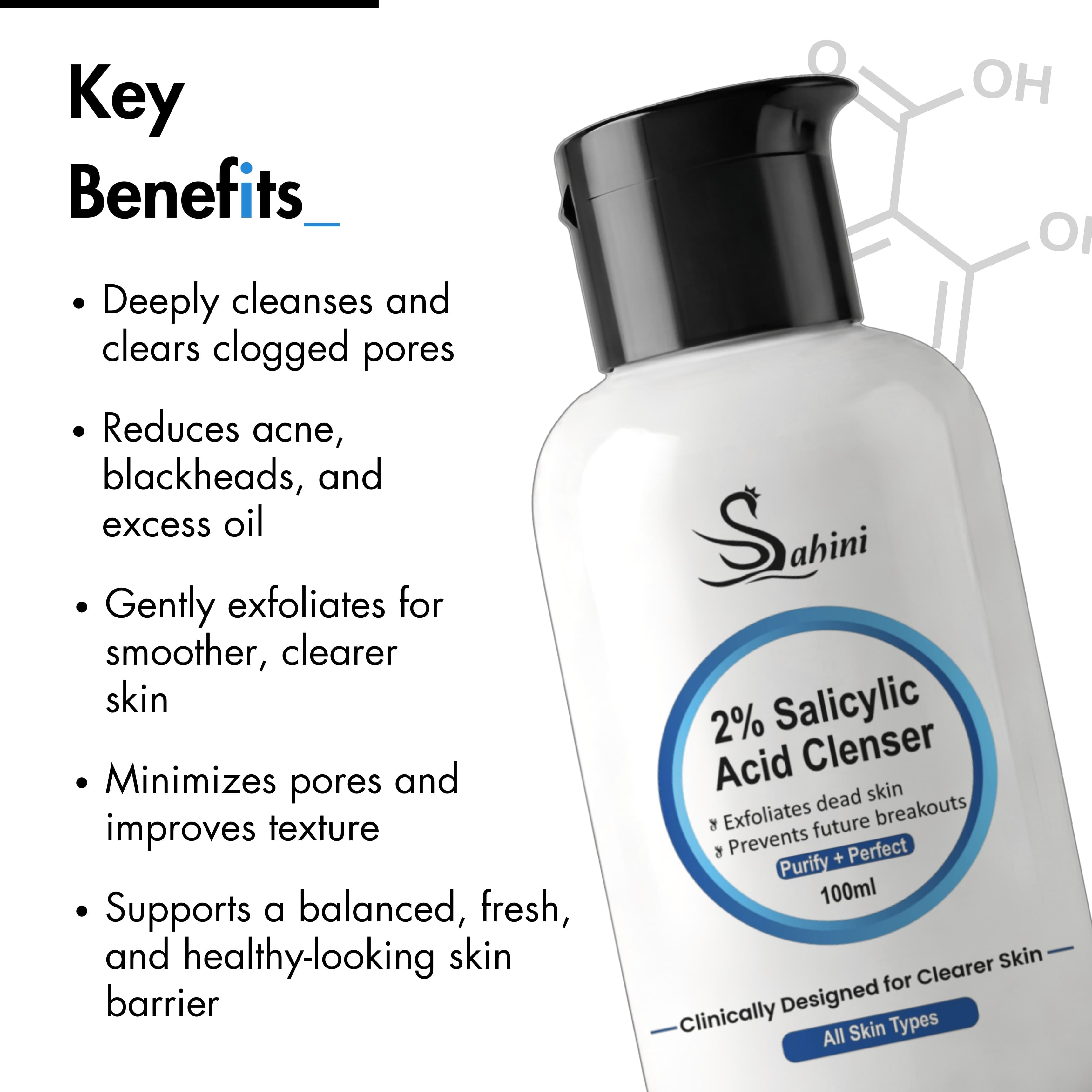 Sahini Salicylic Acid Gentle Foaming Cleanser 150ml Photo 4